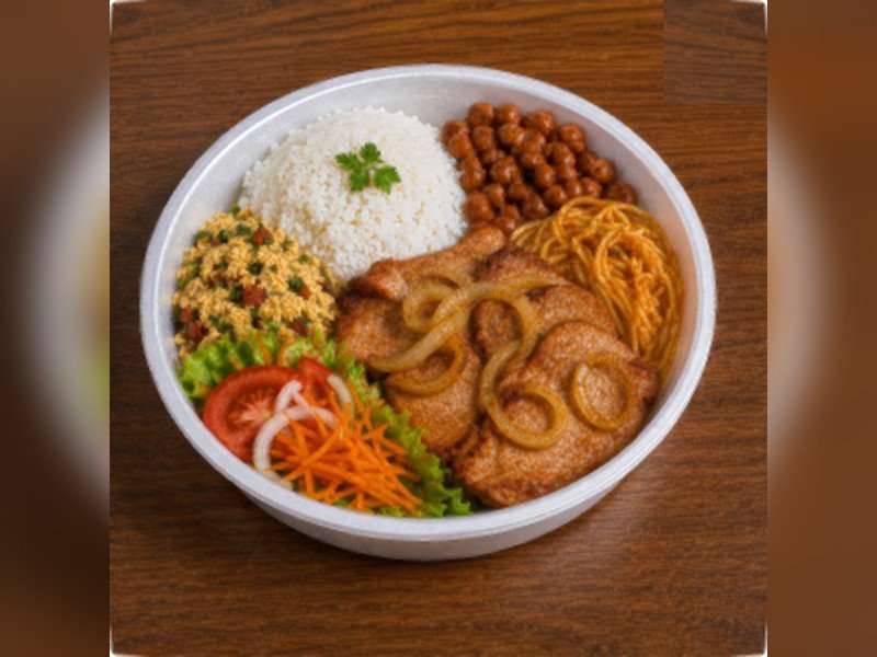 Marmita de bife de pernil acebolado